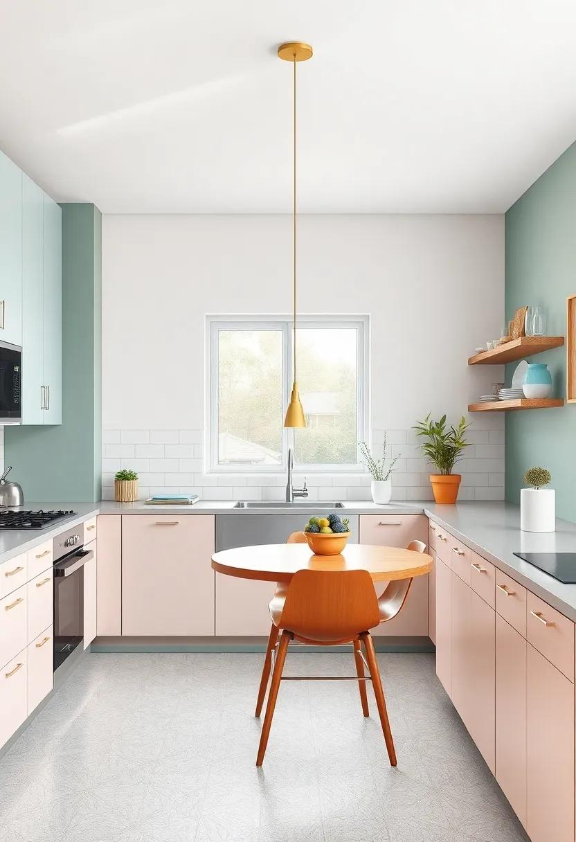 Color Palette⁤ Inspiration for​ Mid-Century Modern Kitchen spaces