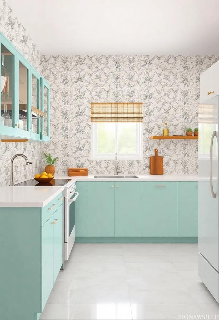 Distinctive Backdrops: Wallpaper and Tile​ Designs for Mid-Century Kitchens