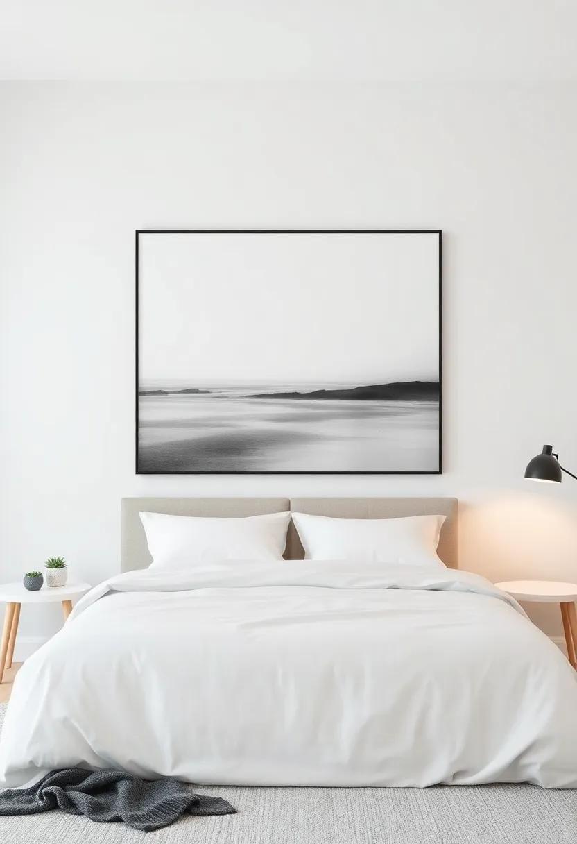 Statement⁤ Wall Art: ⁣Finding ‌Minimalist Pieces that Speak Volumes