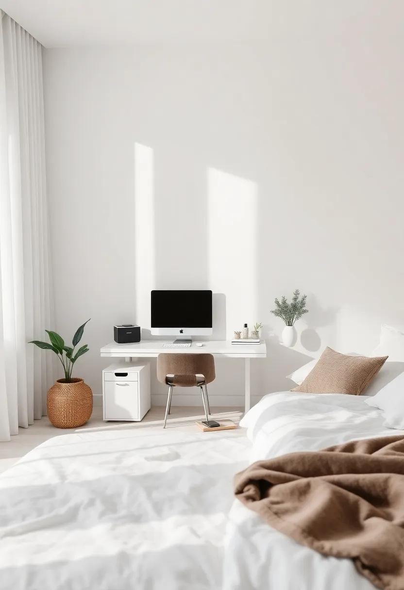 Designing an Inviting Workspace in Your‍ Bedroom without Compromising Simplicity