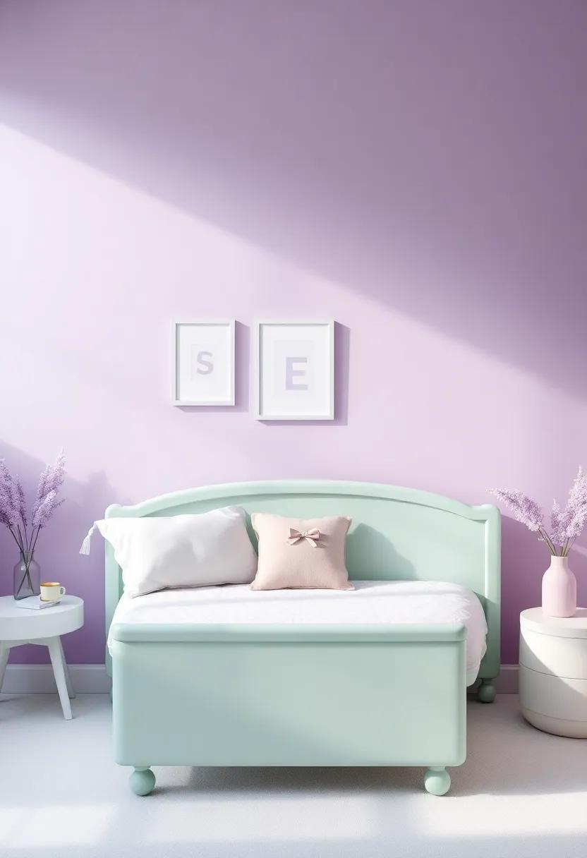 The Charm Of Personalized Details In Mint And lavender Design