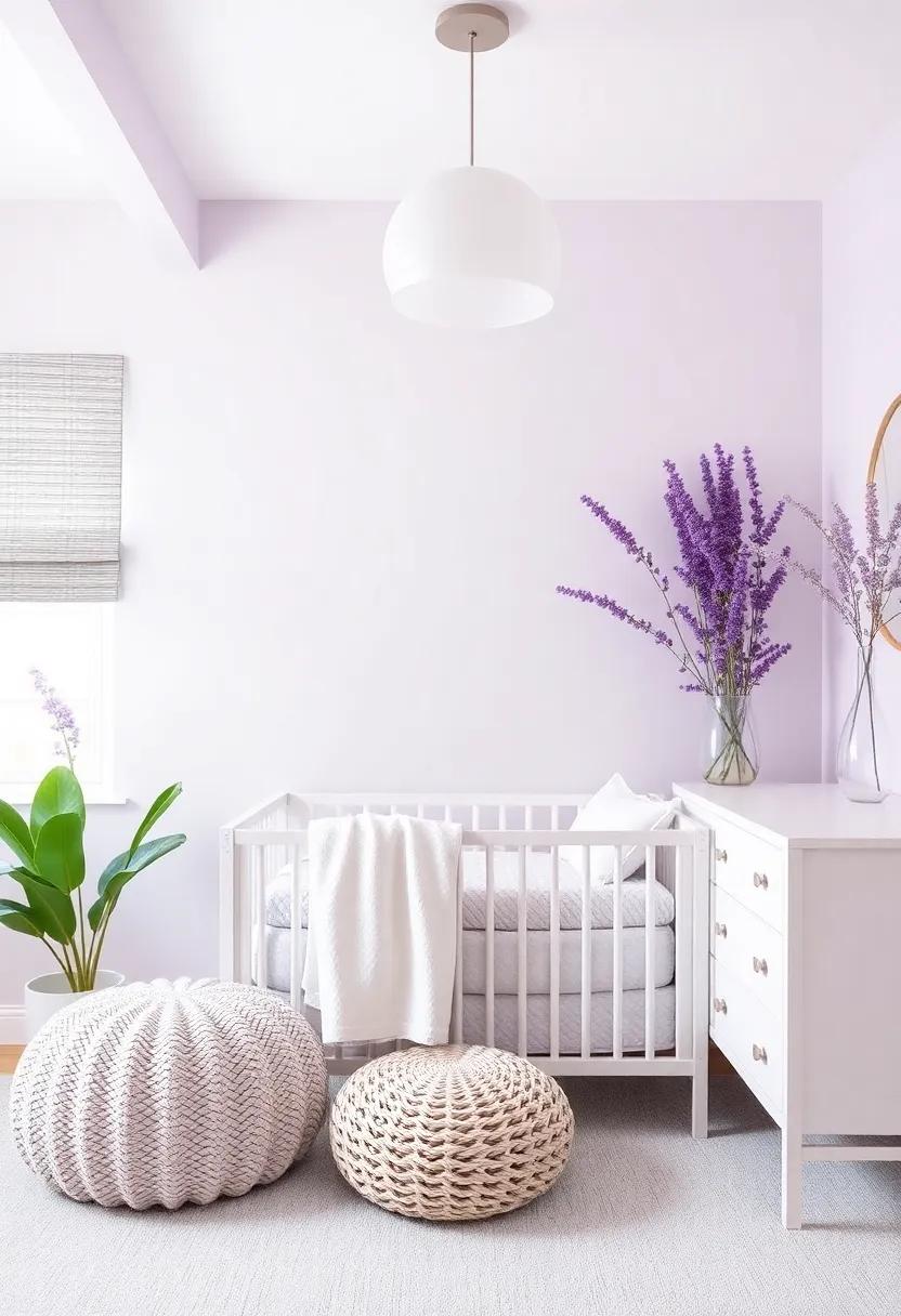 Delightful Lavender Accents To Enrich Your Nursery Design