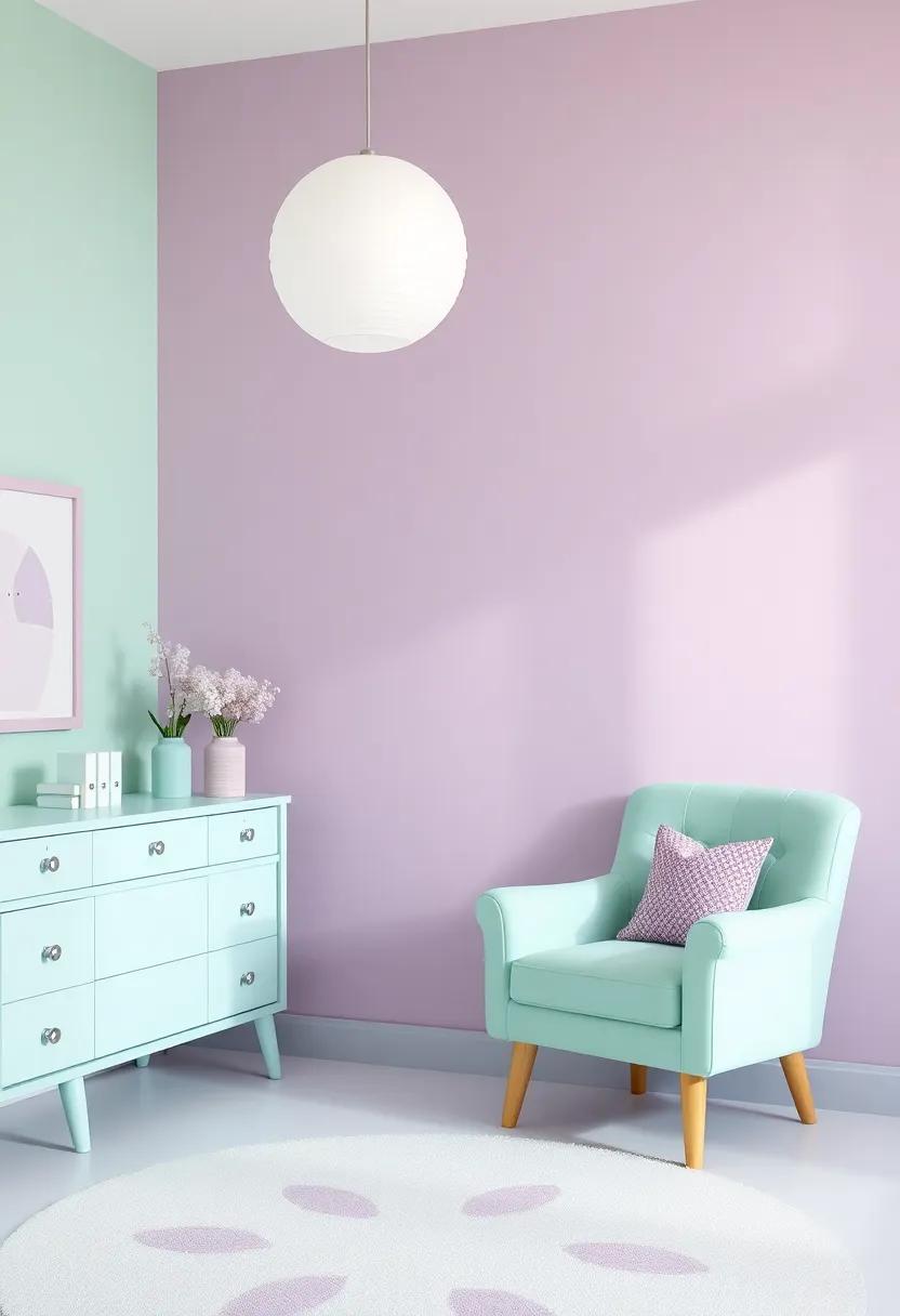 Selecting Furniture that Complements The Mint And Lavender Theme