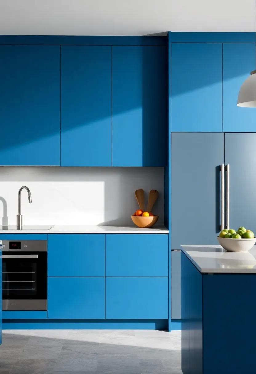 The Art of Contrast: Balancing ⁢Blue Cabinets ​with ⁤Dark or Light Surfaces