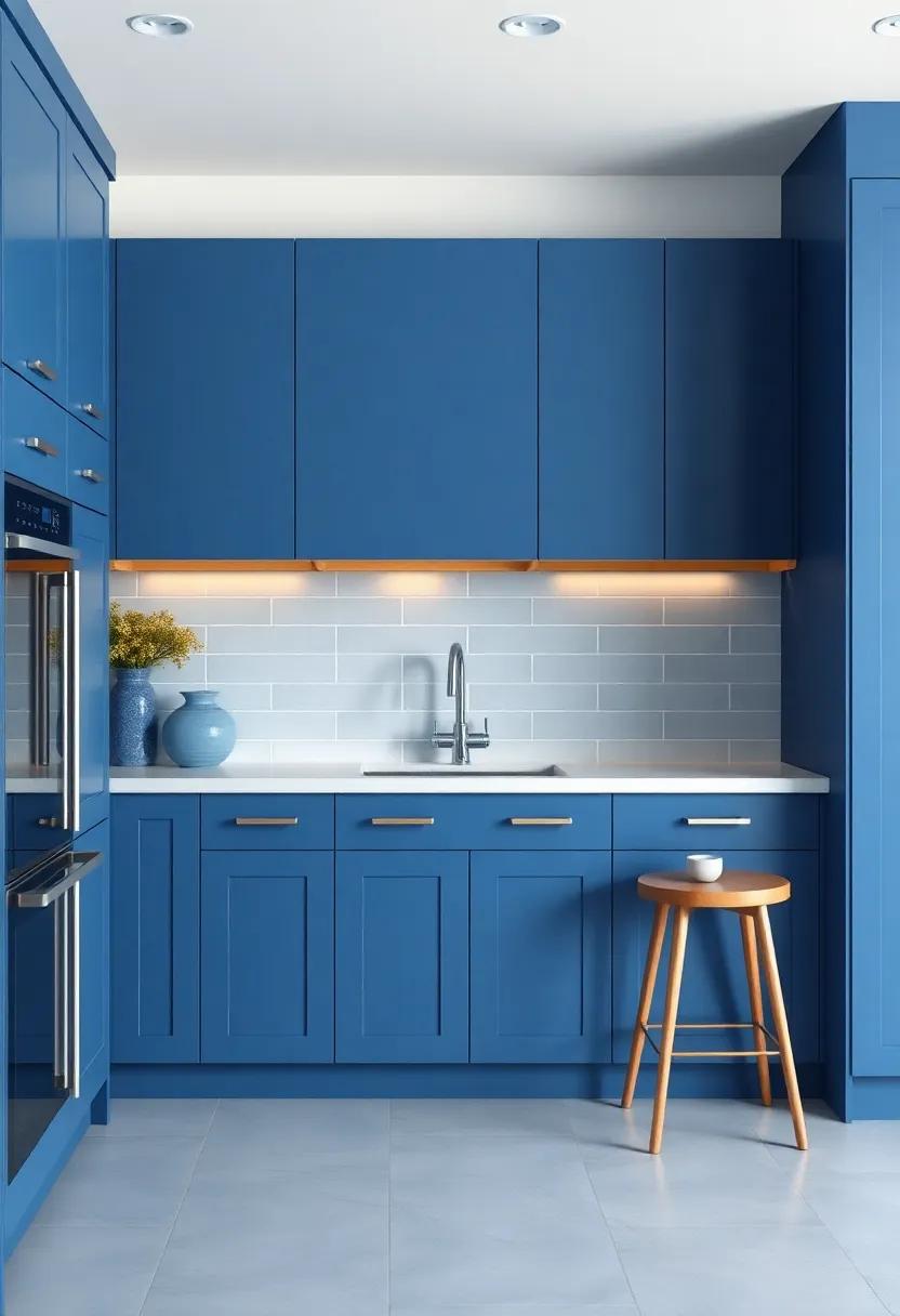 Pairing Blue Cabinets‌ with Complementary Colors for ⁣a ⁢Harmonious look