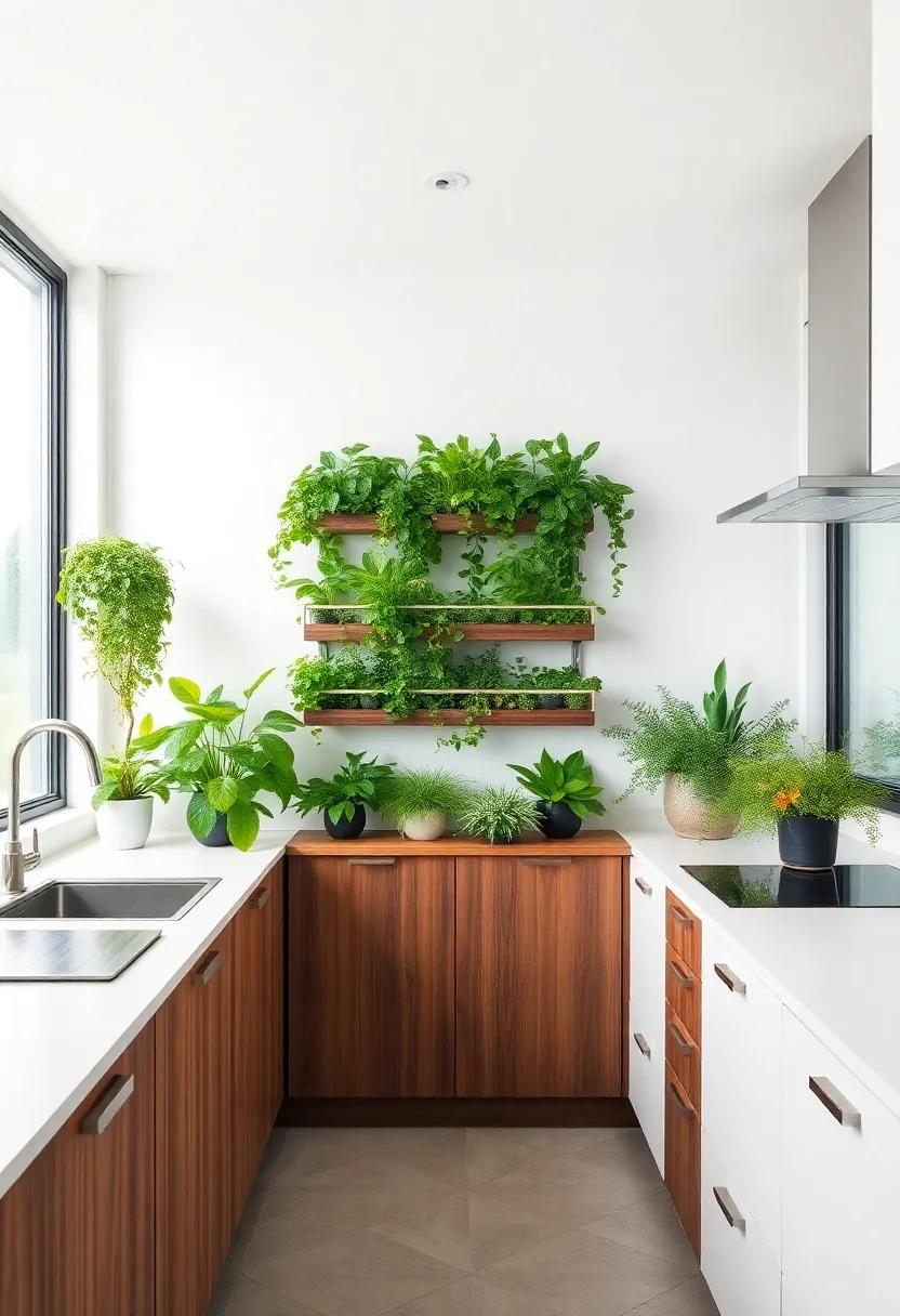 Herb Gardens and Vertical Planting: Integrating⁢ Nature into Kitchen ⁤Spaces