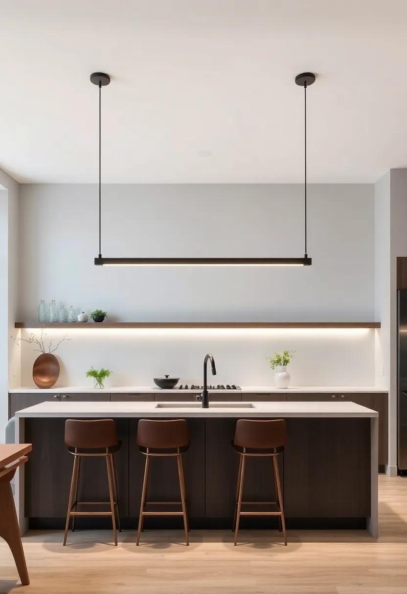 Sleek Linear Fixtures ‌Adding Modern Flair To Open Spaces