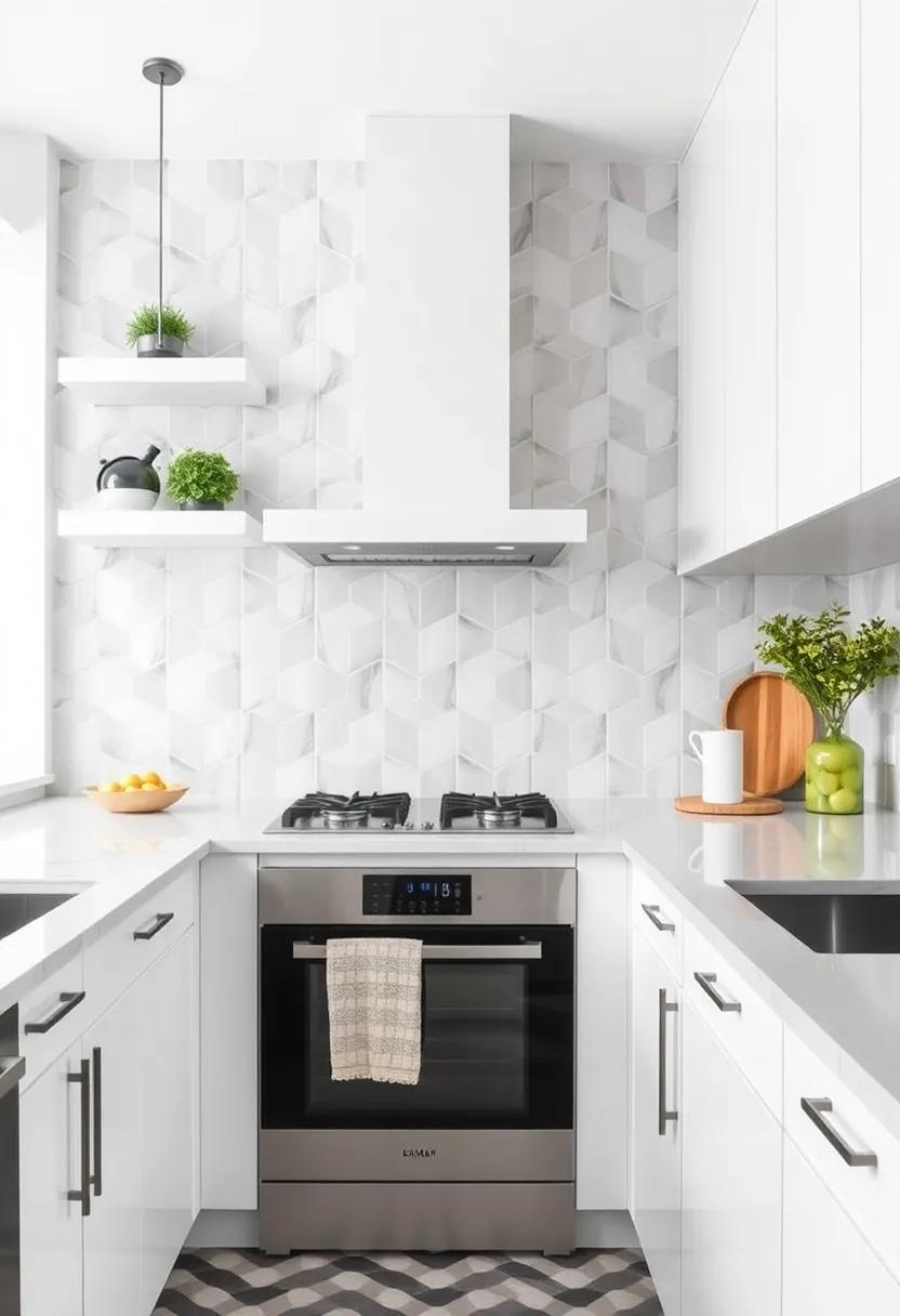 Exploring the Bold Aesthetic of Geometric Patterned Tiles in Modern Kitchens