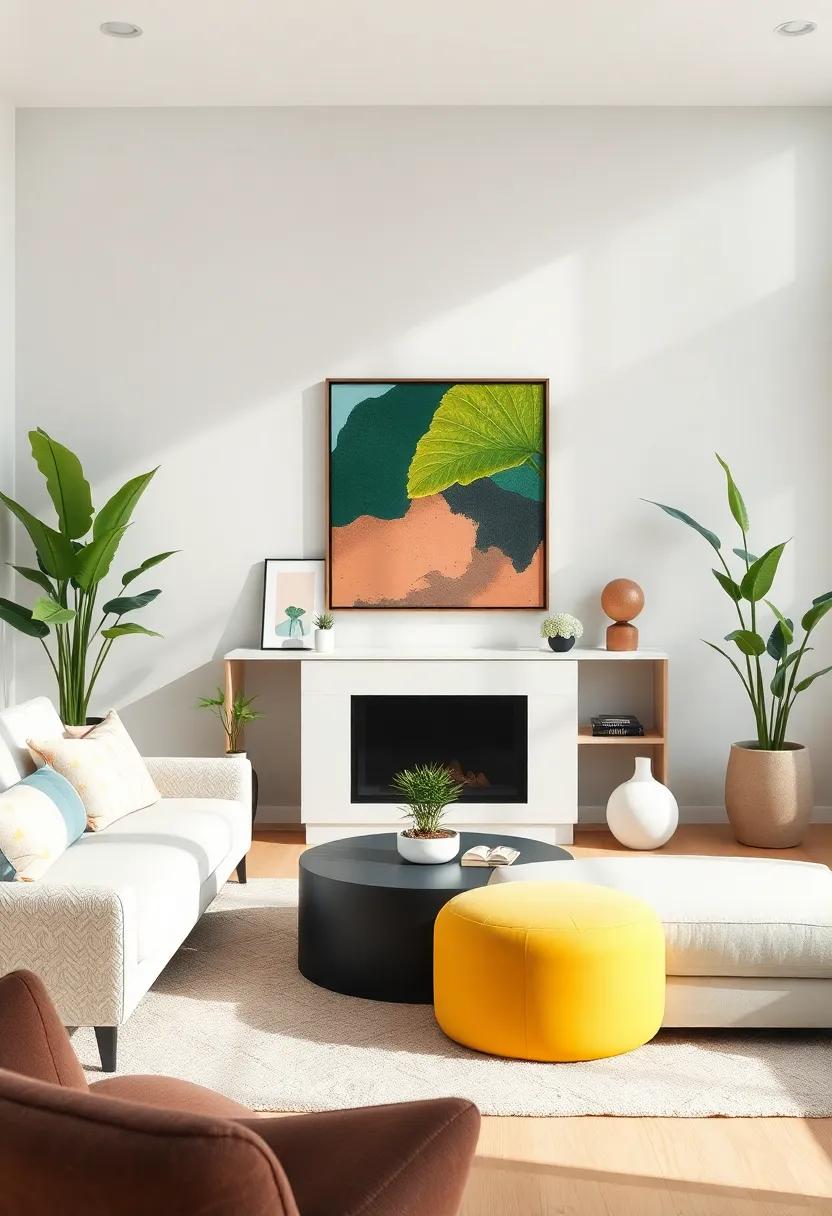 The Role of Plants: Adding Color ​and Life to Your Artful Living Room