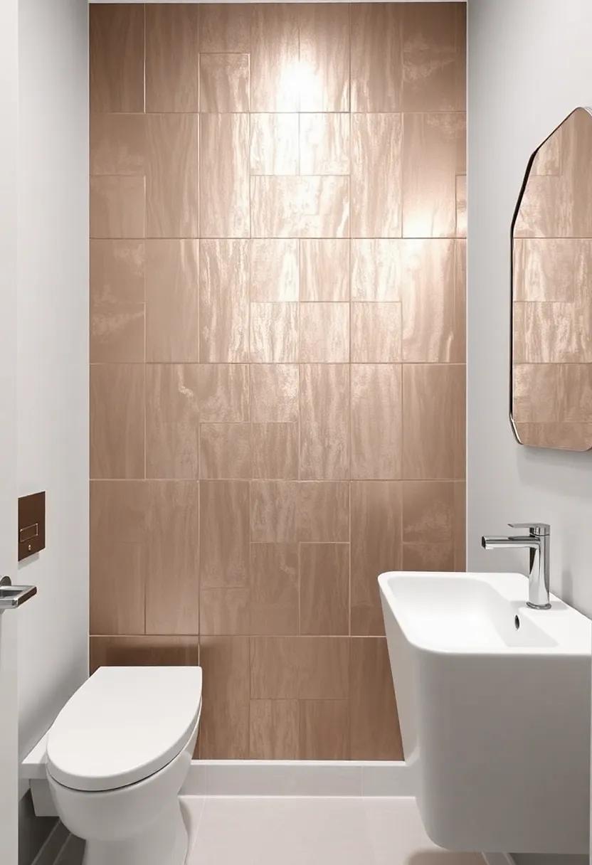 the allure of Metallic Tile: A Luxurious Look for Your Powder Room