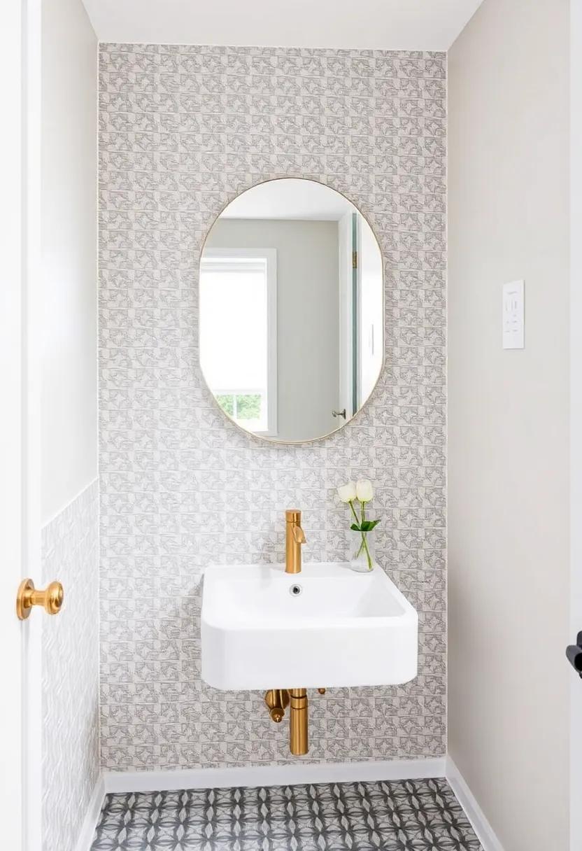 Using Geometric Patterns to Create Visual Interest in Your Powder room