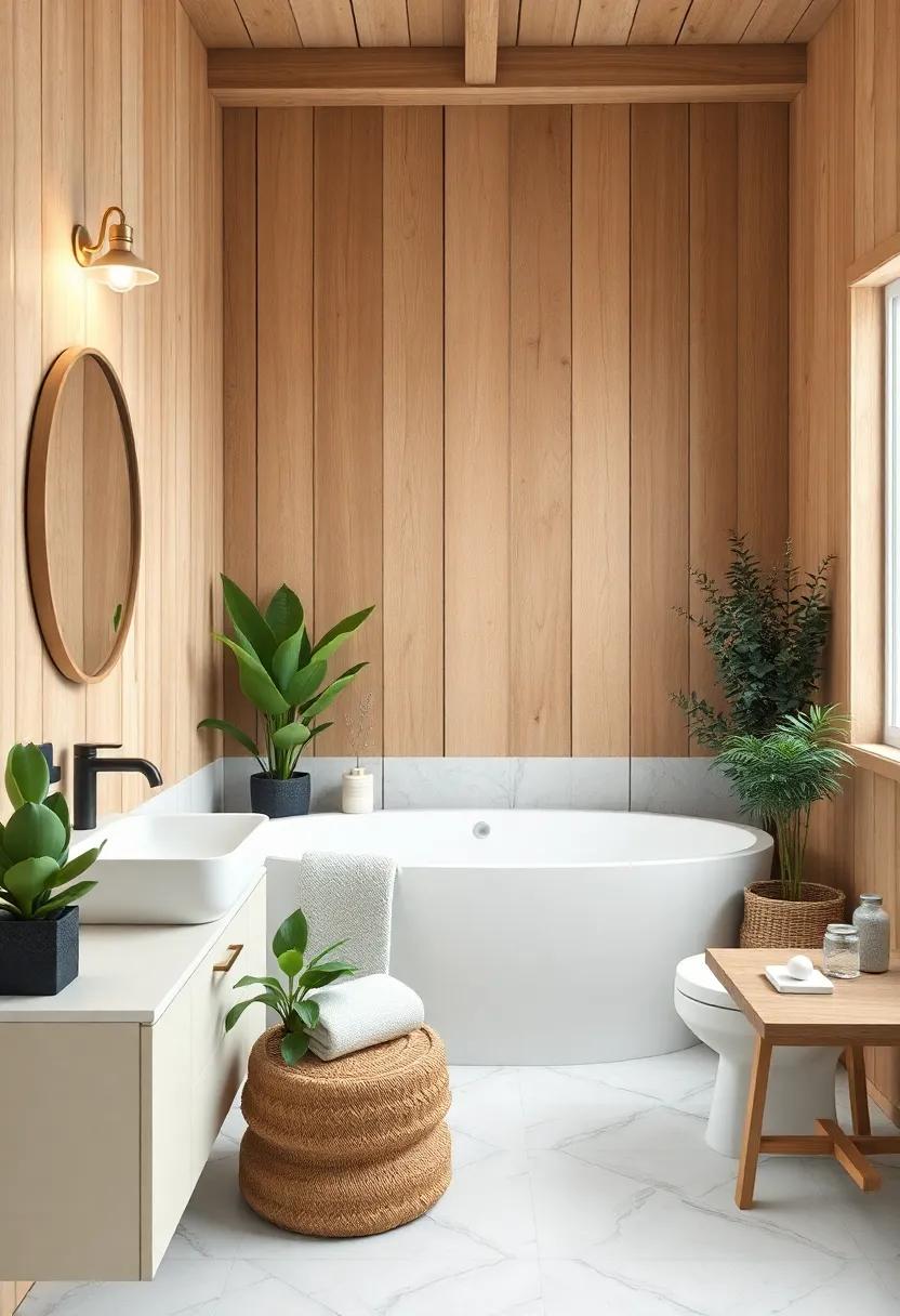 Natural Elements: ⁢The ⁣Role of Plants in a Rustic bathroom Sanctuary