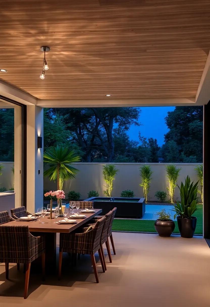 Innovative Lighting Solutions to ⁤Enhance Indoor-Outdoor‌ Dining