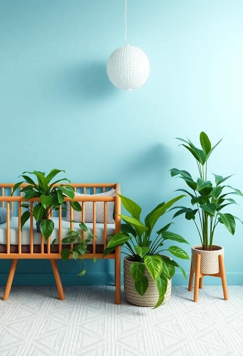 Infusing Nature: How Indoor ‌Plants Enhance⁢ the Sky Blue Nursery Aesthetic