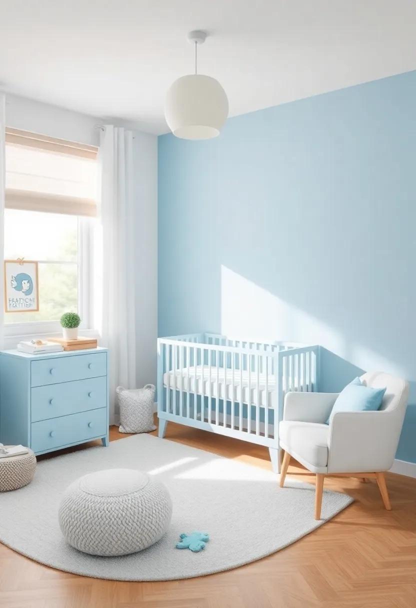 The⁣ Timeless Appeal of Sky Blue in Modern Nursery ⁣Design