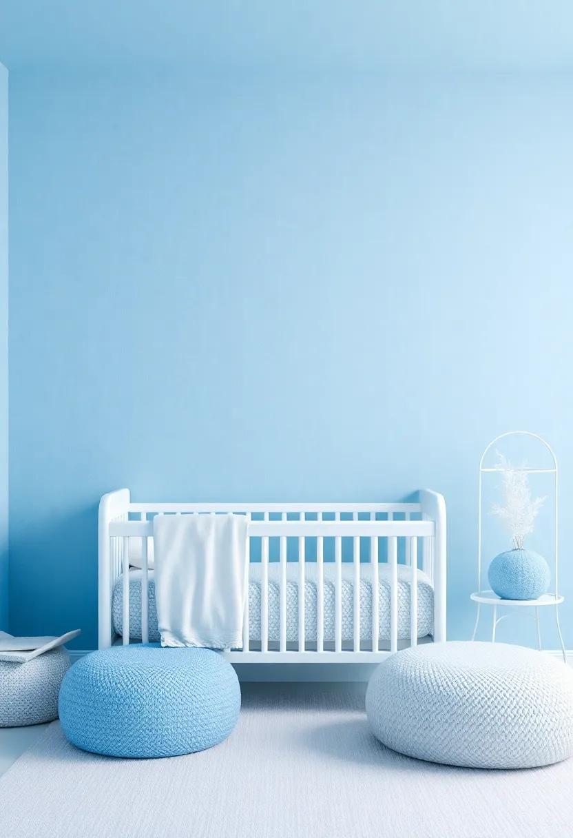 The Beauty of Gender-Neutral Nursery⁢ Decor in Sky Blue Hues