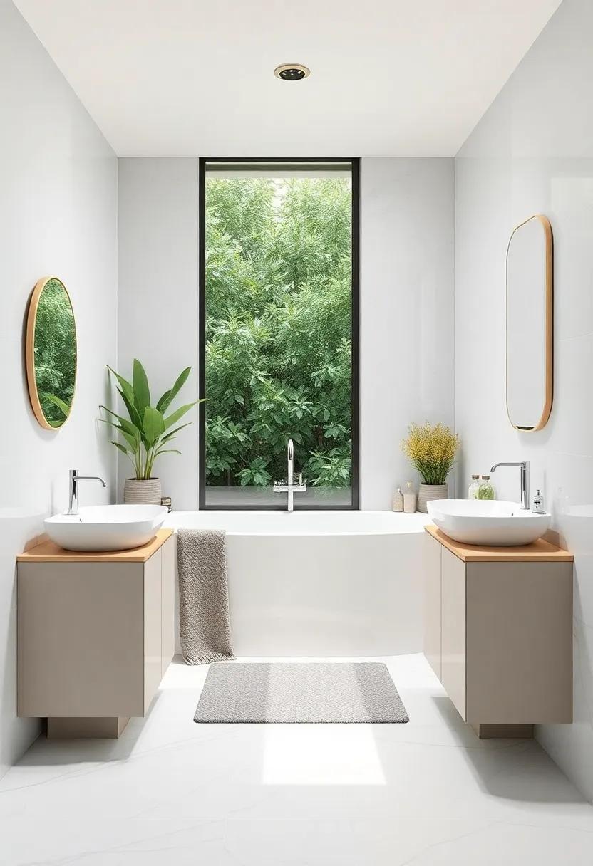 Incorporating ‍Natural Elements for a Refreshing Bathroom⁤ Vibe