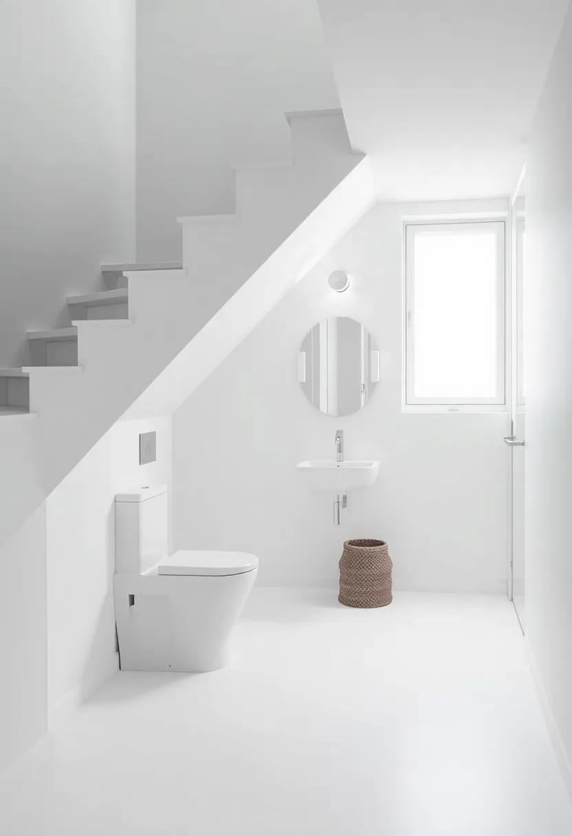 Creative Uses of Under-Stair Spaces⁣ for Small Bathroom Solutions