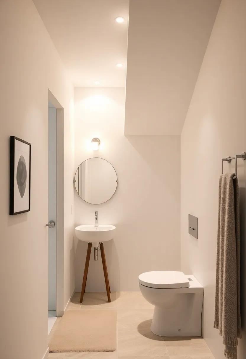 Unique⁤ Lighting Ideas to Brighten Under-Stair bathrooms