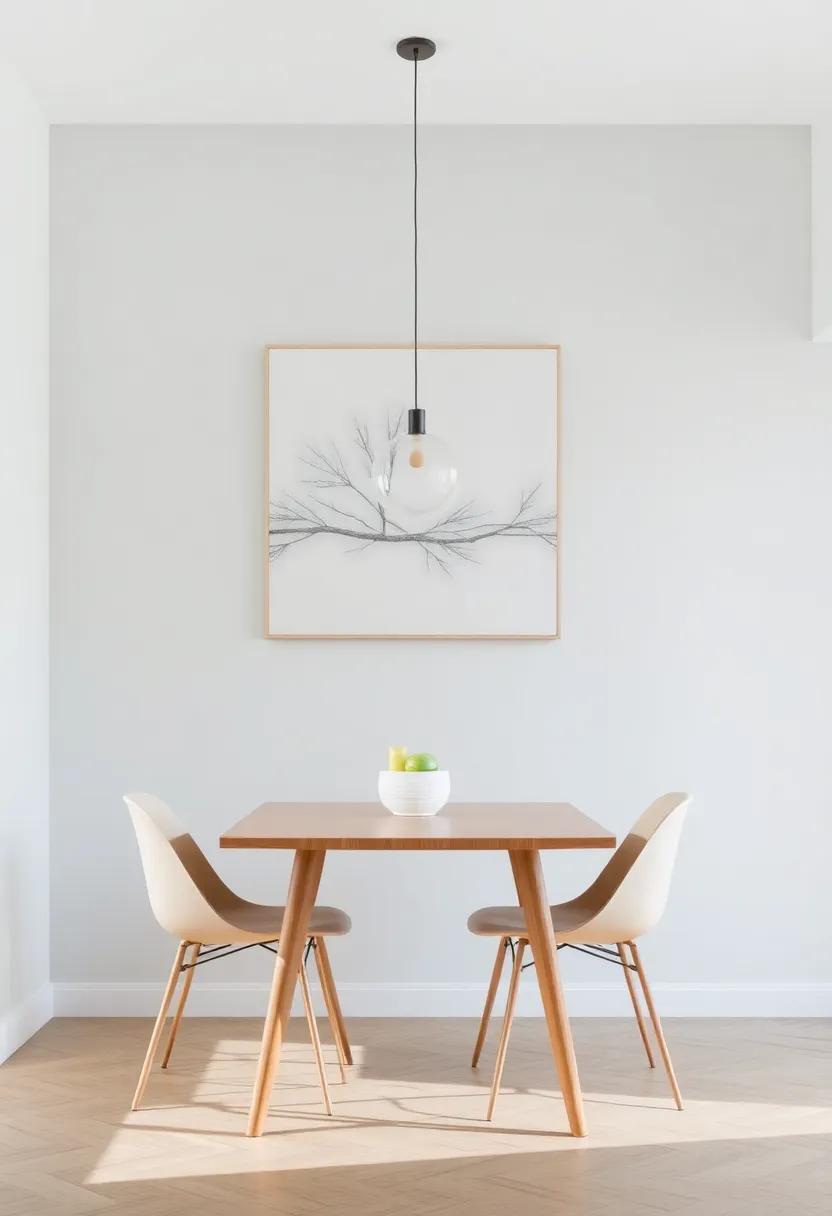 Artistic Wall Decor Ideas to Add ​Personality to Tiny Dining Areas