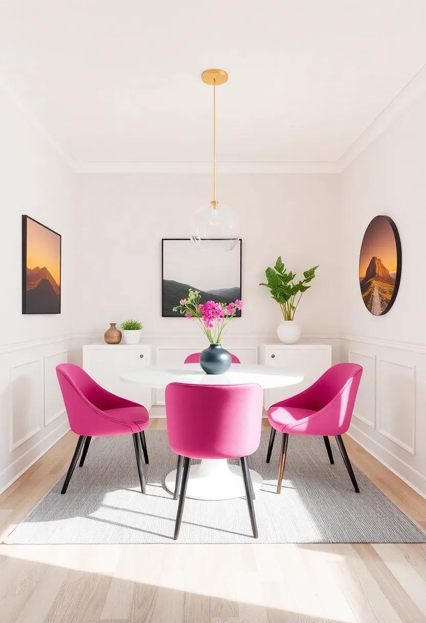 Leveraging Colorful accents to Bring ‌Energy to Your​ Compact Dining Room