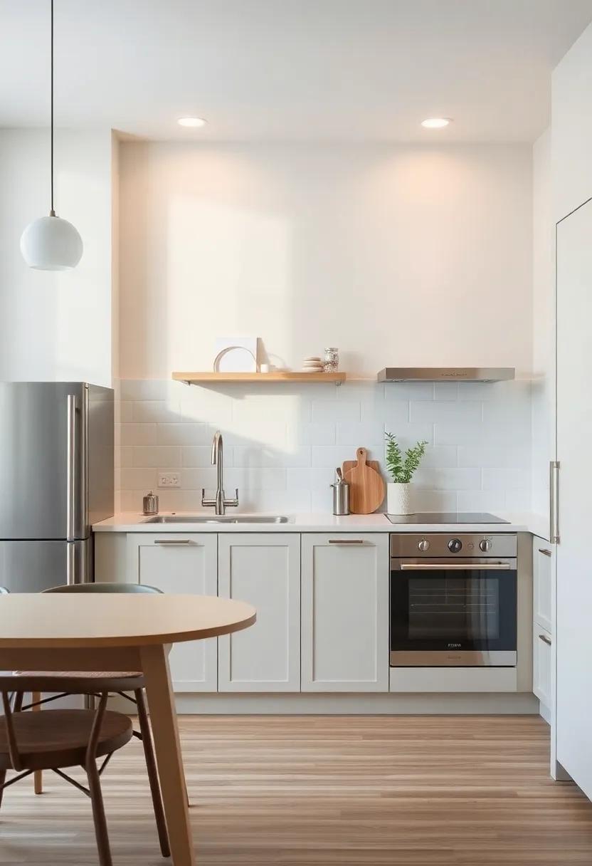 Subtle Neutrals Creating a Calming ⁣Atmosphere in Compact Kitchen Environments