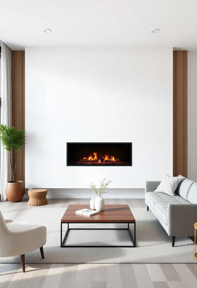 Sleek Design Elements that⁢ complement ⁣a‌ Small ⁣Space Fireplace