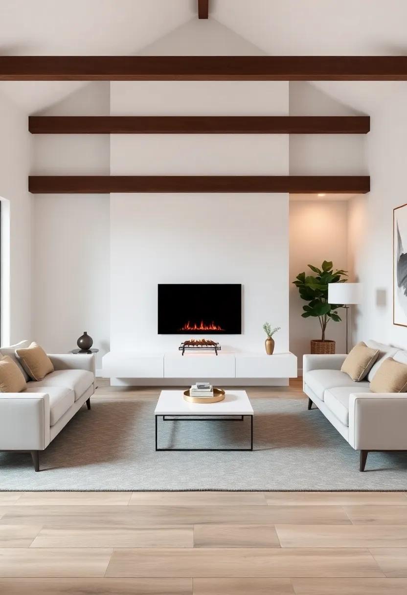 Functional Furniture Layouts ‌Enhancing a Small Living Room‌ with ⁤a Fireplace