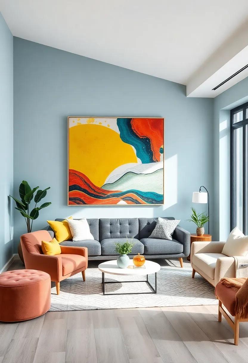 Transform Your‍ Space with Bold, Colorful wall Art That ⁢Inspires Open Concept Living