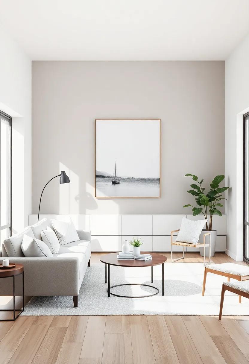 Embrace ⁤Minimalism: Finding Harmony ⁤with Subtle Art in Small Living​ Rooms