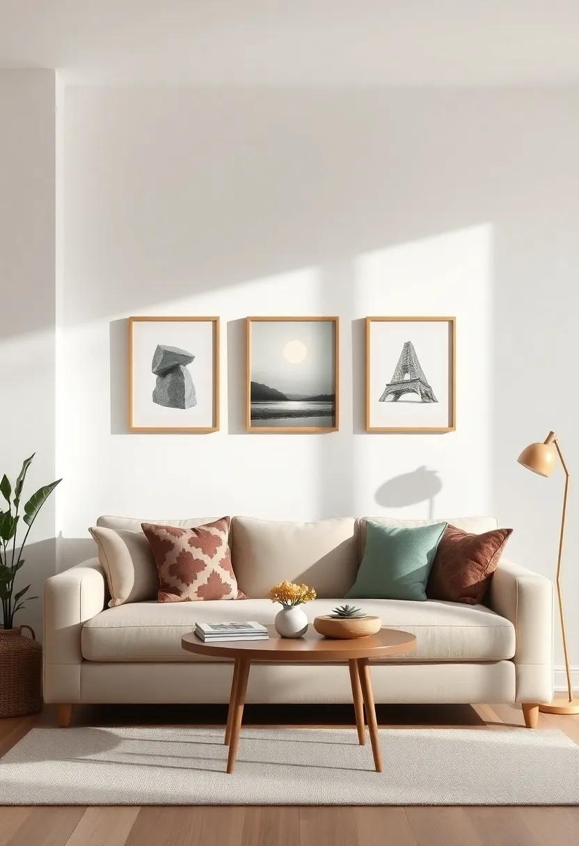 Crafting a Focal Point: ⁣Art ‌Pieces That ⁢Complement Soft Decor