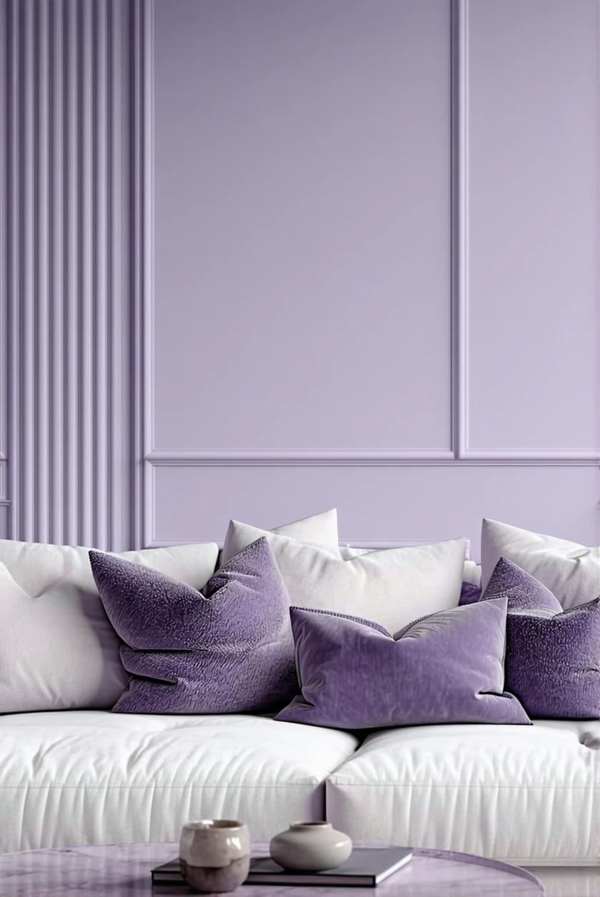 Lavender Inspirations: A ⁢Refreshing ⁣Take on Living Room Decor