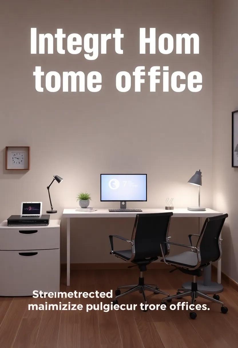 Integrating Smart Technology:⁤ Streamlined Devices to ⁢Maximize Efficiency in‌ Your Home Office