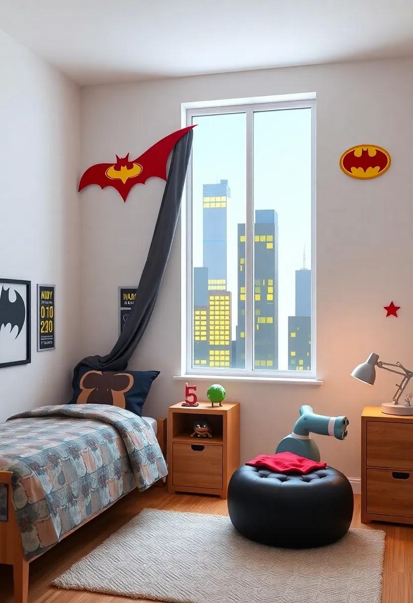 Thematic​ Window Treatments that Enhance ‍the ambiance of a Superhero Sanctuary