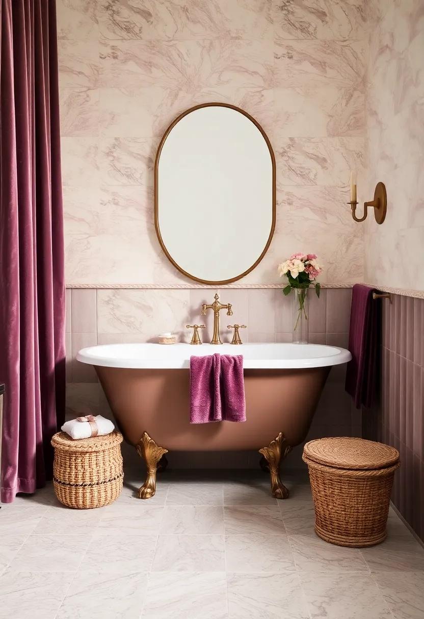 The Allure of Velvet in​ Bathroom ⁣Decor: ‌Textures ‌that Speak Luxury