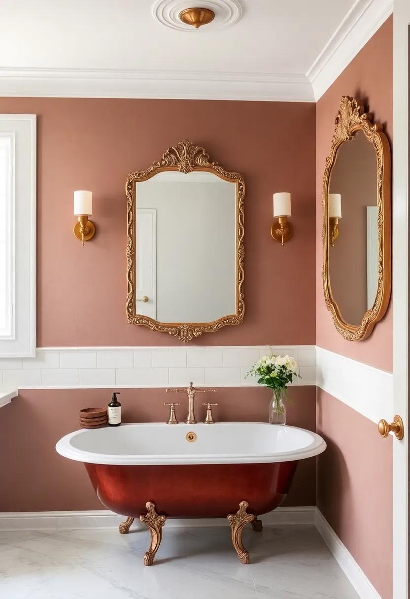 Captivating Color ⁣Palettes to Enhance the ⁢charm‌ of Vintage Bathrooms