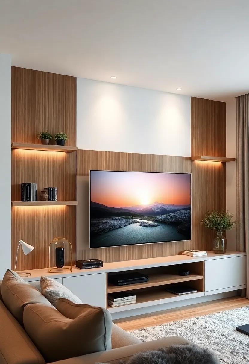 Lighting Your TV Setup: How Built-In Shelves Can Enhance ‍Ambiance