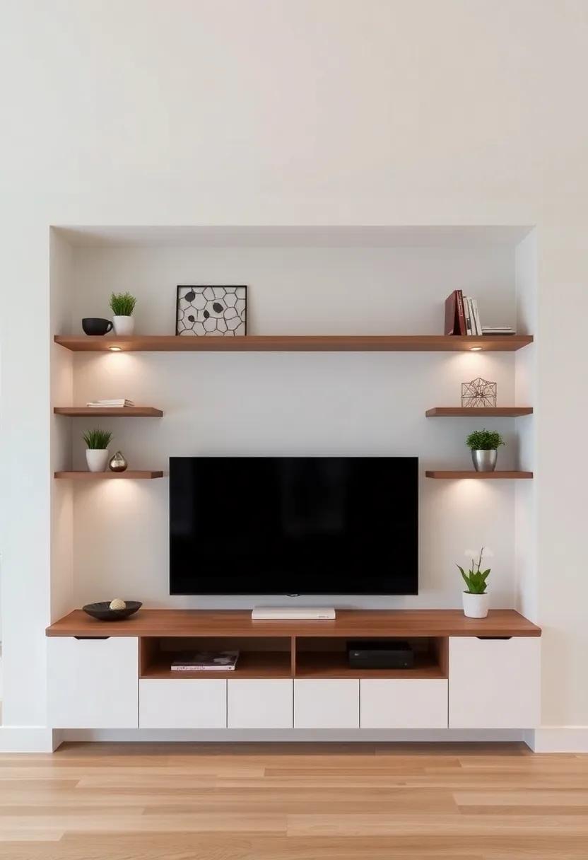 Personalizing Your Entertainment Area with Stylish Built-In Shelves