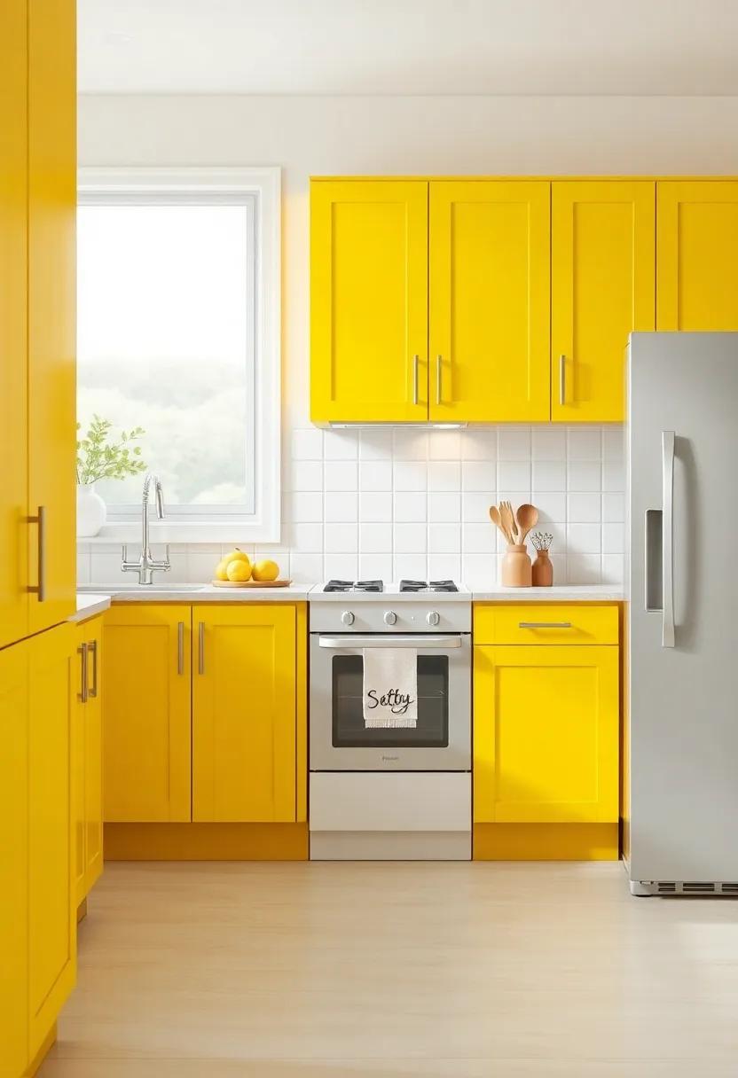 Accessorizing Your⁢ Yellow Kitchen Cabinets for a ⁢Fresh ‌Look