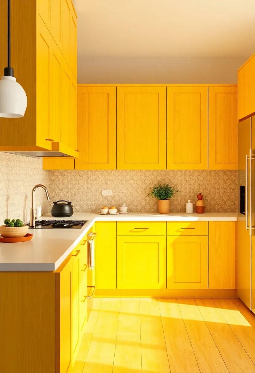 Embracing the Warm Glow‌ of Yellow ⁤Wood Kitchen Cabinets