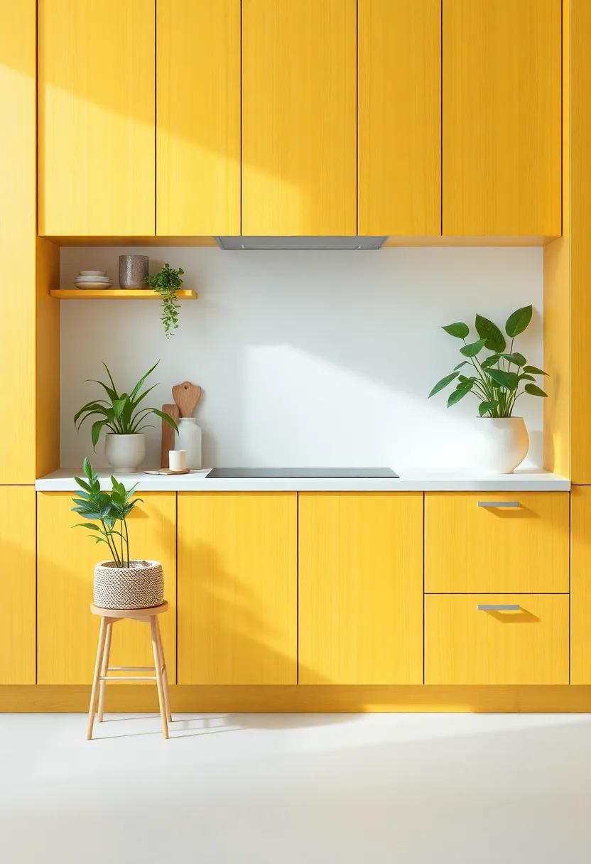 Incorporating Plants to ⁢Refresh Your Yellow Kitchen Aesthetic