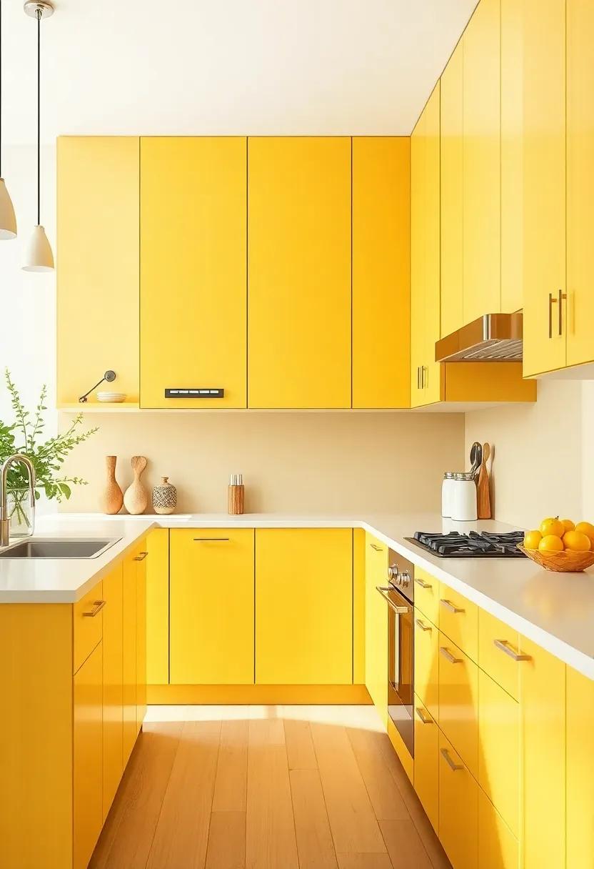 The ⁤Timeless Appeal of Yellow Cabinets in Modern Design