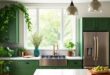 Embracing Nature: The Allure of Green in Farmhouse Kitchen Design