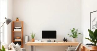 Embracing Serenity: Transforming Your Home Office with Earth-Tone Design