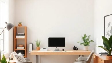 Embracing Serenity: Transforming Your Home Office with Earth-Tone Design