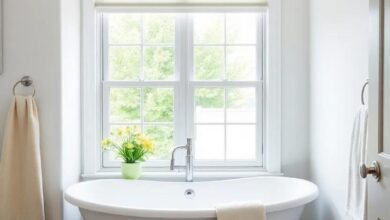 Charming Farmhouse Bathroom Window Treatments: A Guide to Stylish Privacy and Light