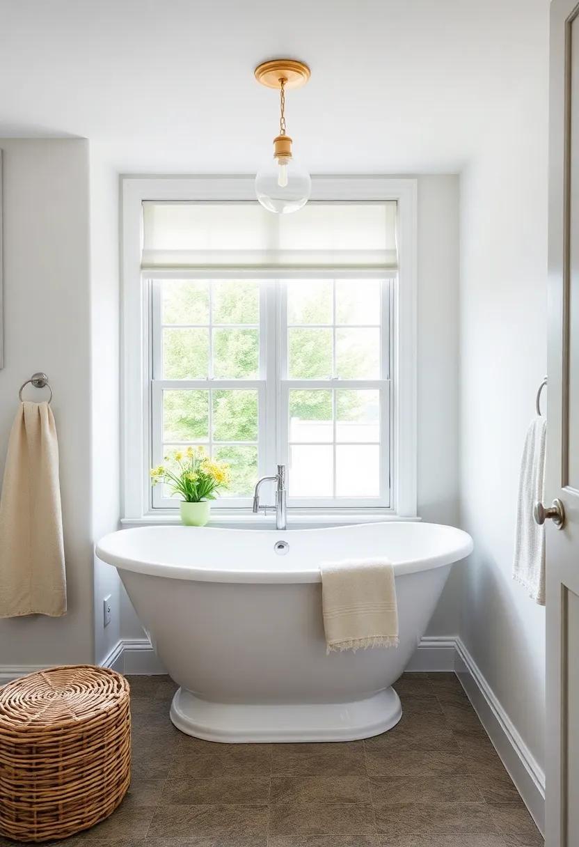 Charming Farmhouse Bathroom Window Treatments: A Guide to Stylish Privacy and Light