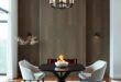 Cozy Elegance: Designing a Dining Room with a Warm Fireplace Touch