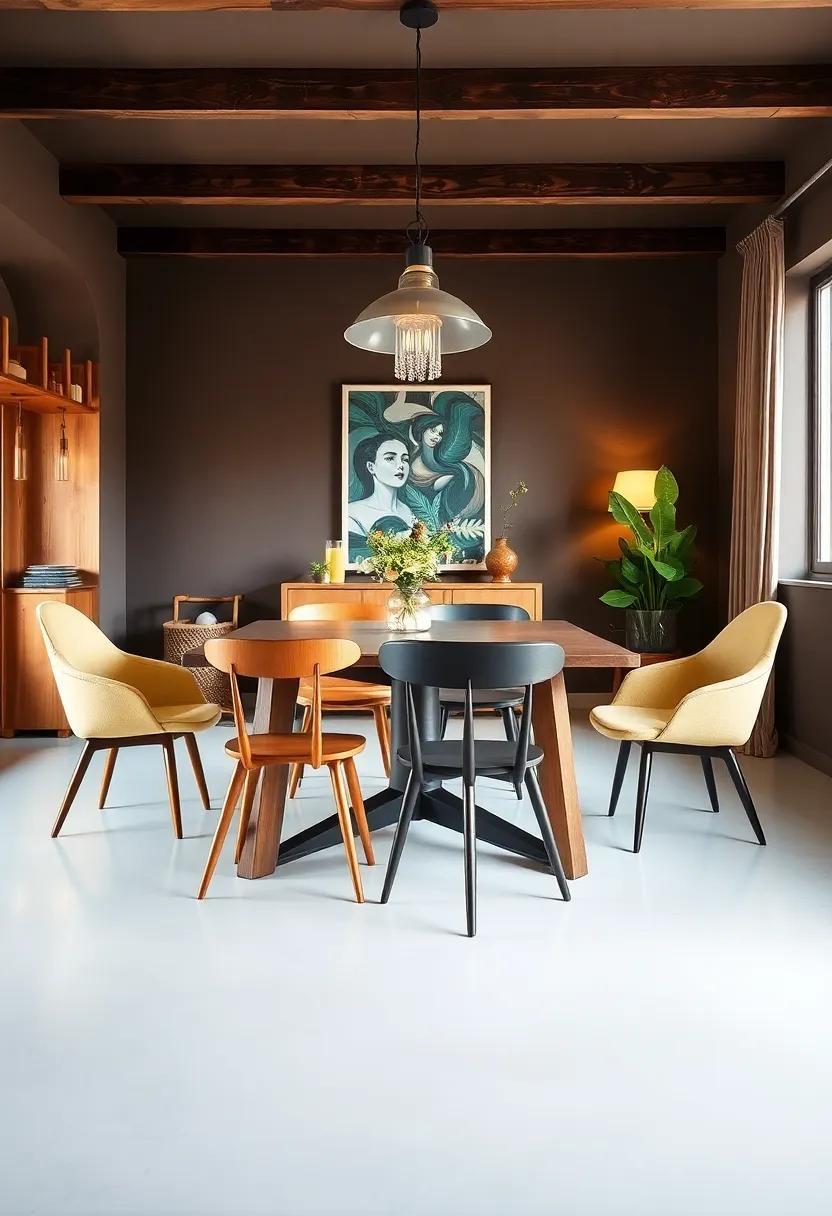 Chairs that Charm: Transforming Your Dining Room with Eclectic Styles