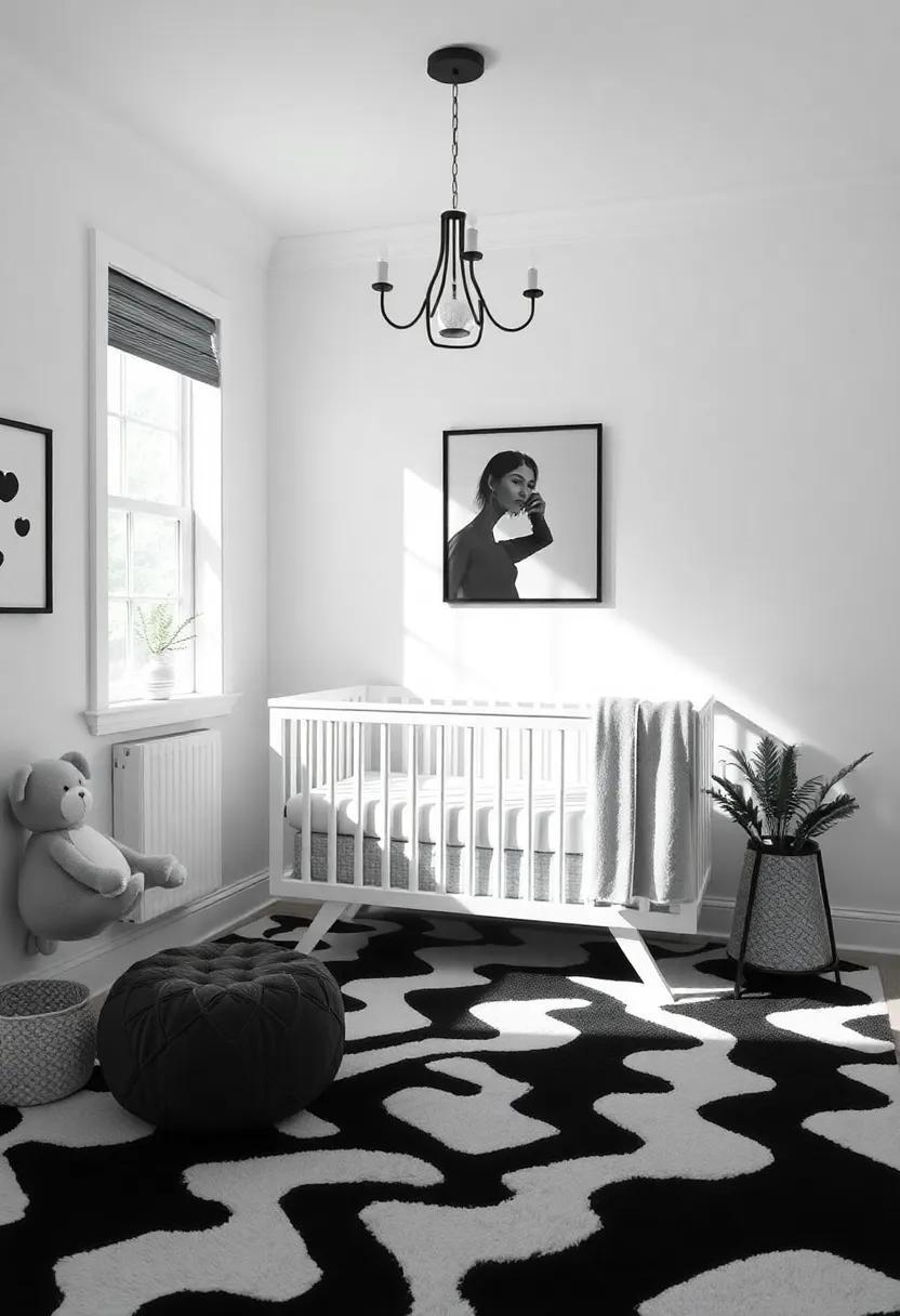 Timeless Elegance: Inspiring Black and White Nursery Design Concepts